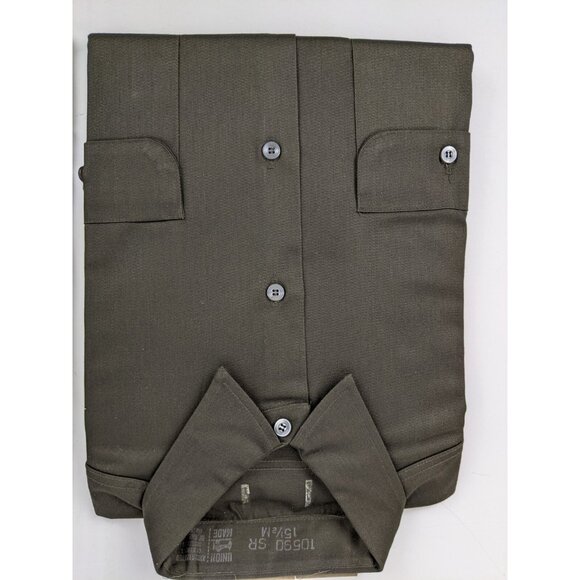 Vintage Dead Stock Union Made Fisher Scientific Button Down Shirt Mens Size 15.5 - Picture 5 of 10